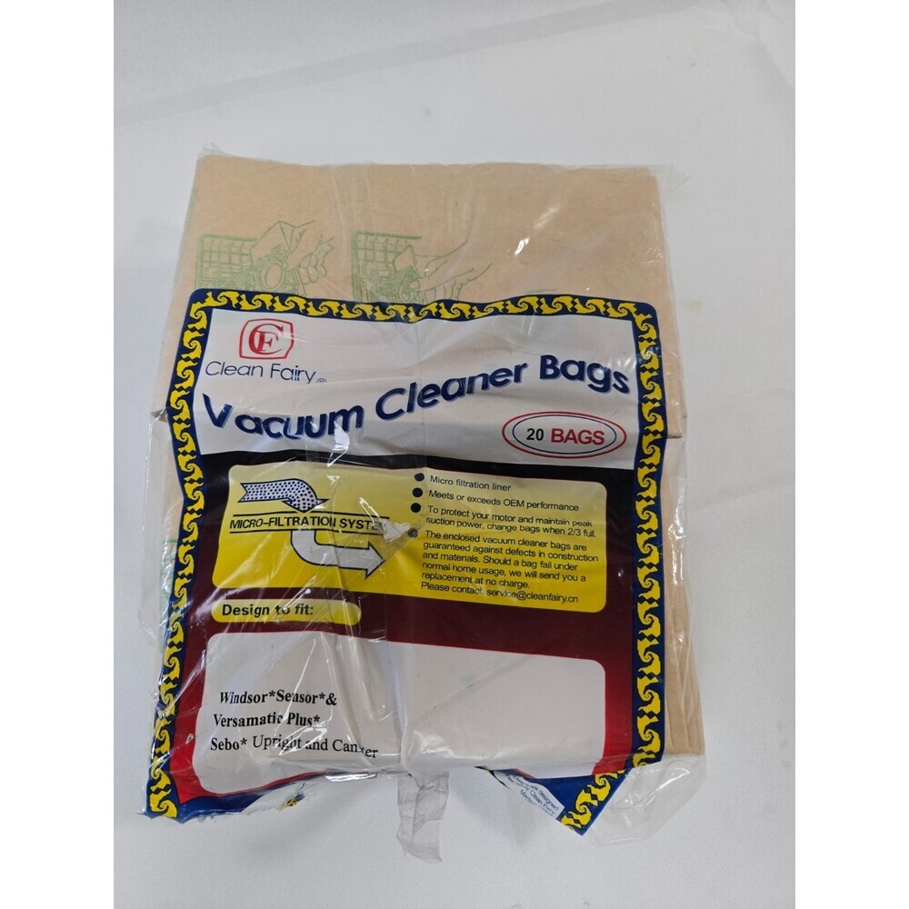 17 Pack Clean Fairy Vacuum Cleaner Bags New, Bissell 1&7/Samsung 5000/7000